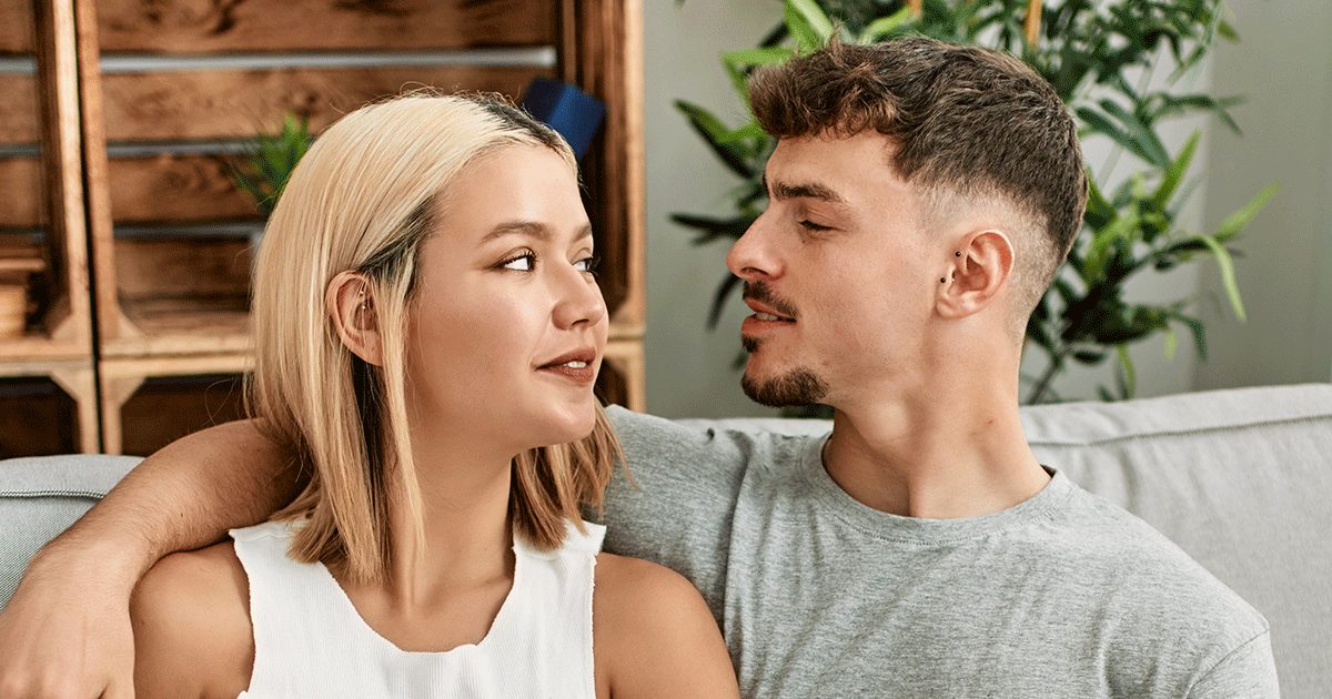 A man supporting his girlfriend after she had an abortion