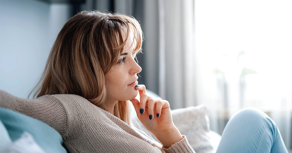 Someone thinking about her options besides abortion